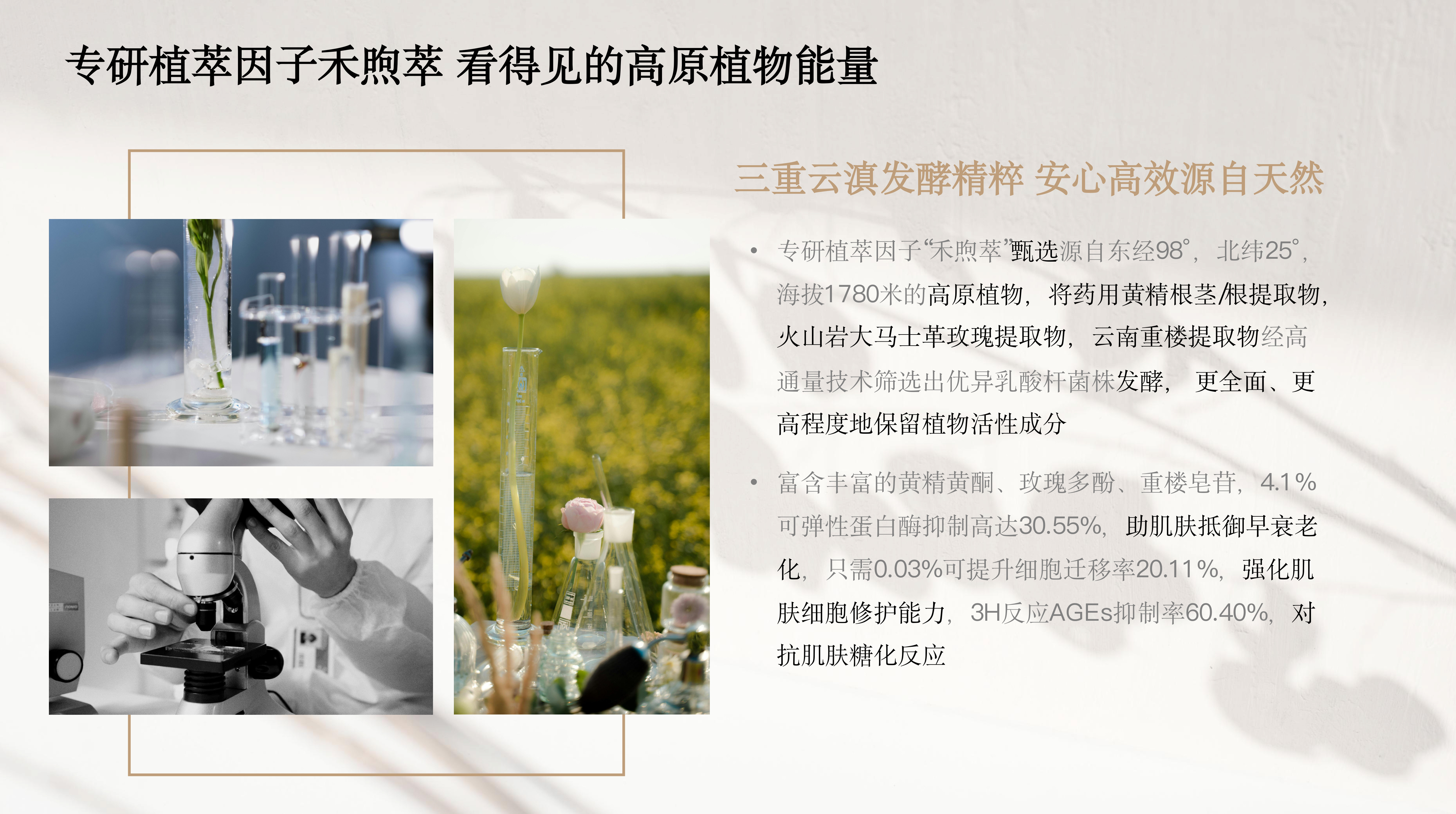 专研植萃因子 · 禾煦萃